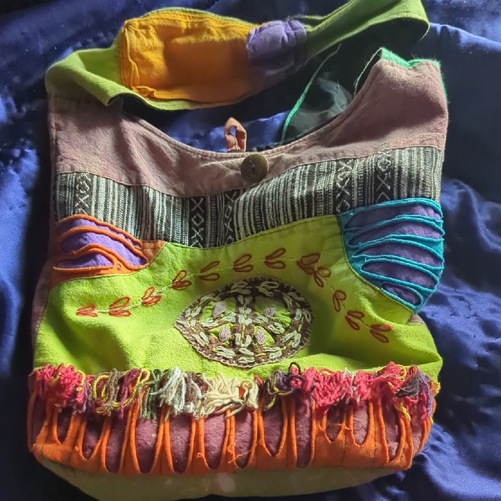 Colorful Patchwork Shoulder Bag